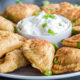 Perogies with Sour Cream